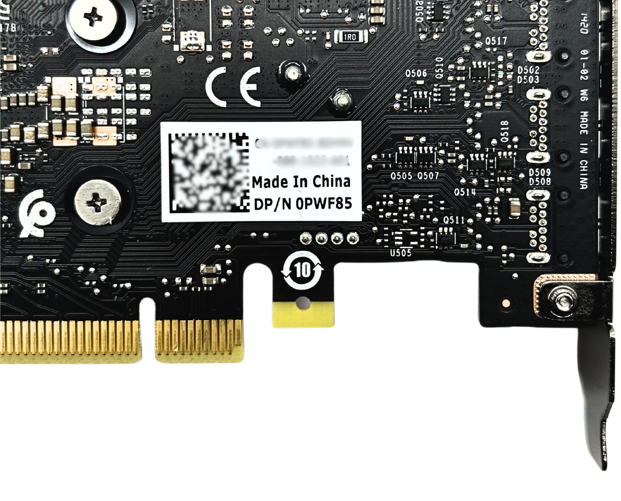 Dell PWF85 NVIDIA Quadro P620 2GB 4x mini DP FH Bracket