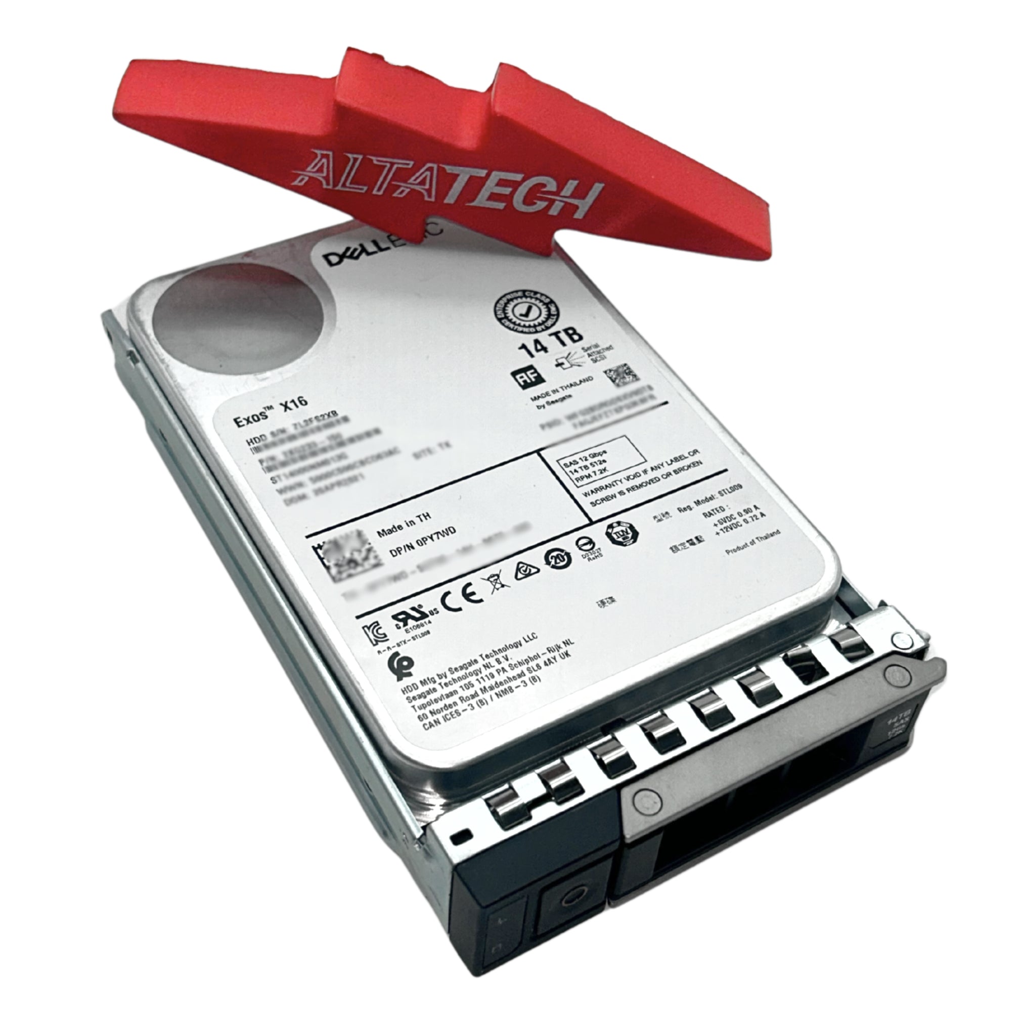 Dell PY7WD 14TB 7.2K SAS 3.5 12G ST14000NM013G