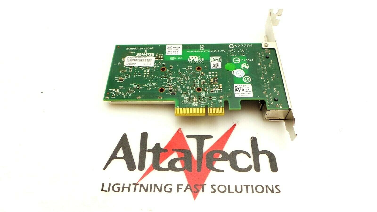 Dell 0RKXJC Broadcom 5719 Quad Port 1GB NIC