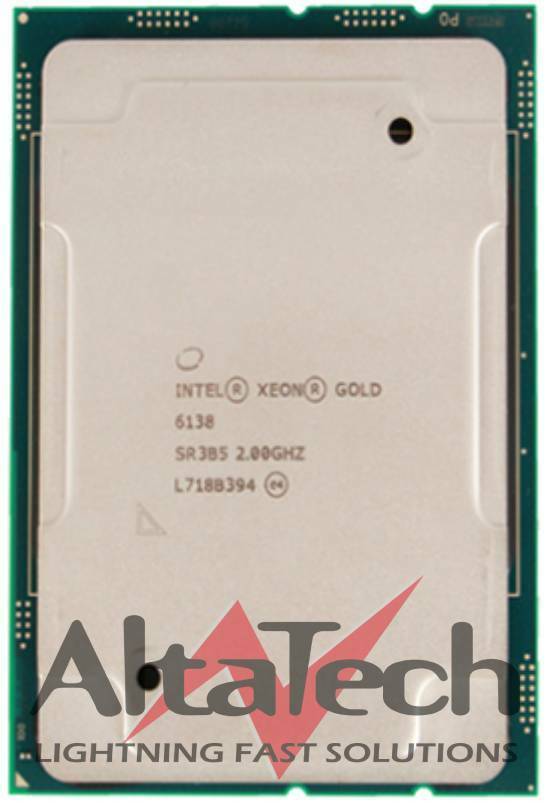 Dell 0WWC4R Dell WWC4R Xeon Gold 6138 20-Core 2.0GHz Processor w/ Ther