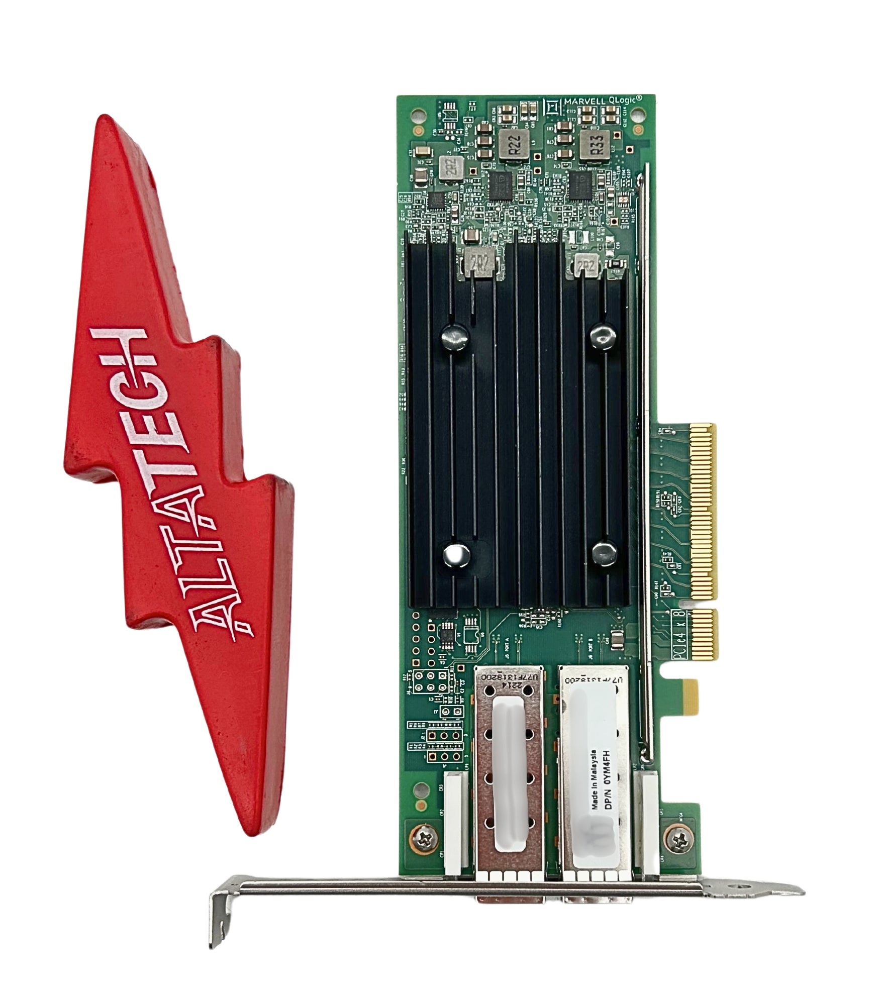 Dell YM4FH 32GB SFP+ DP QLE2772V2 PCIe 4.0 HBA LP