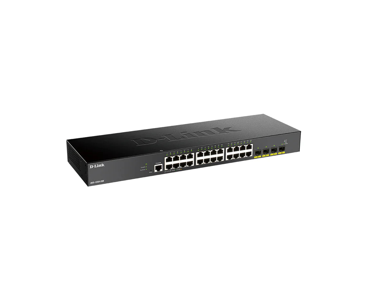 D-Link DGS-1250-28X 28 Port 10 Gigabit Smart Managed Switch
