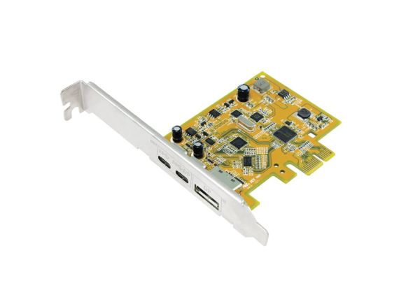 08NMR3 - Dell Dual-Ports USB Type-C 3.1 and 1-DisplayPort PCI-Express Low Profile Network Adapter