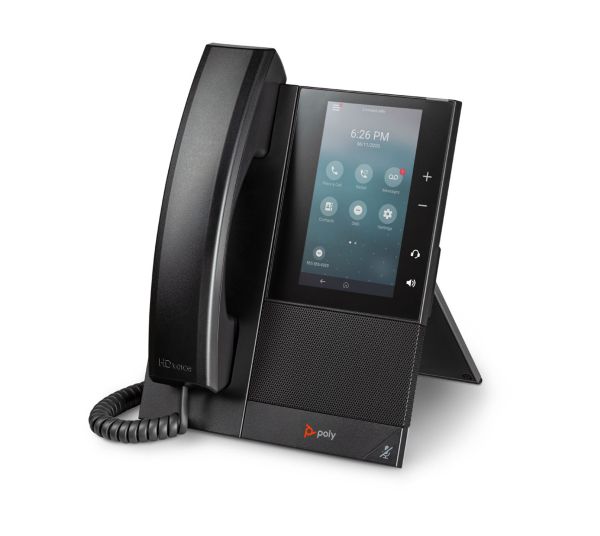 84C15AA#ABA - HP Poly CCX 500 Dual-Port Ethernet 5-inch Multi-Touch Screen Bluetooth Wi-Fi Business Media Phone