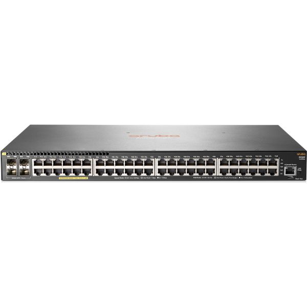 JL256AR#ABB - HP Aruba 2930F 48-Ports 1 GbE PoE+ Rack Mountable Network Switch with 4-Ports SFP+