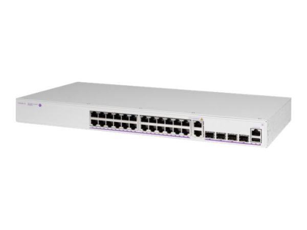 OS6360-PH24-US - Alcatel OmniSwitch 6360 24-Ports 10/100/1000BASE-T Ethernet Layer 2 Rack-mountable Managed Stackable Switch with 4-Ports SFP