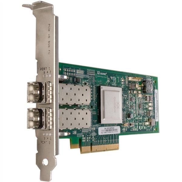 QLE2562 - QLogic 2500 Series 8Gbps Fibre Channel Dual Port PCI Express 2.0 x8 Host Bus Adapter (HBA)