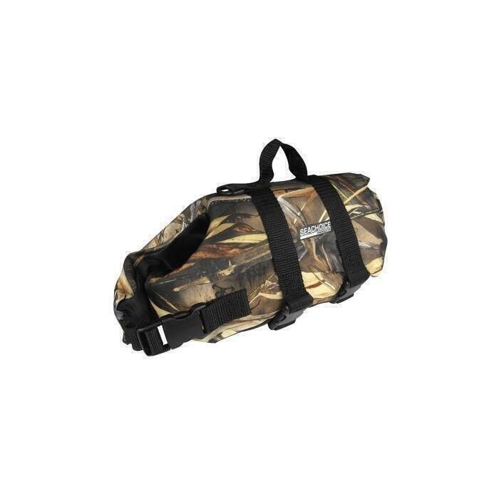 Seachoice DV-L-86490 Dog Life Vest Camo, Lg