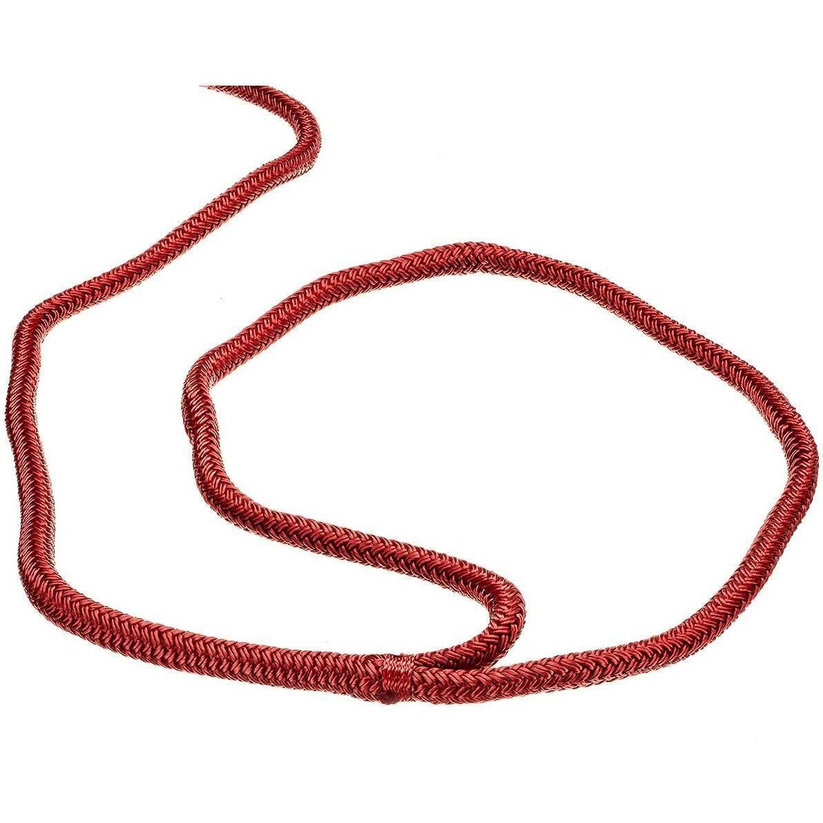 Seachoice Double-Braid Nylon Dock Line w/ Eye Splice, Pre-Shrunk, Heat Stabilized, 3/8 In. X 20 Ft., Red
