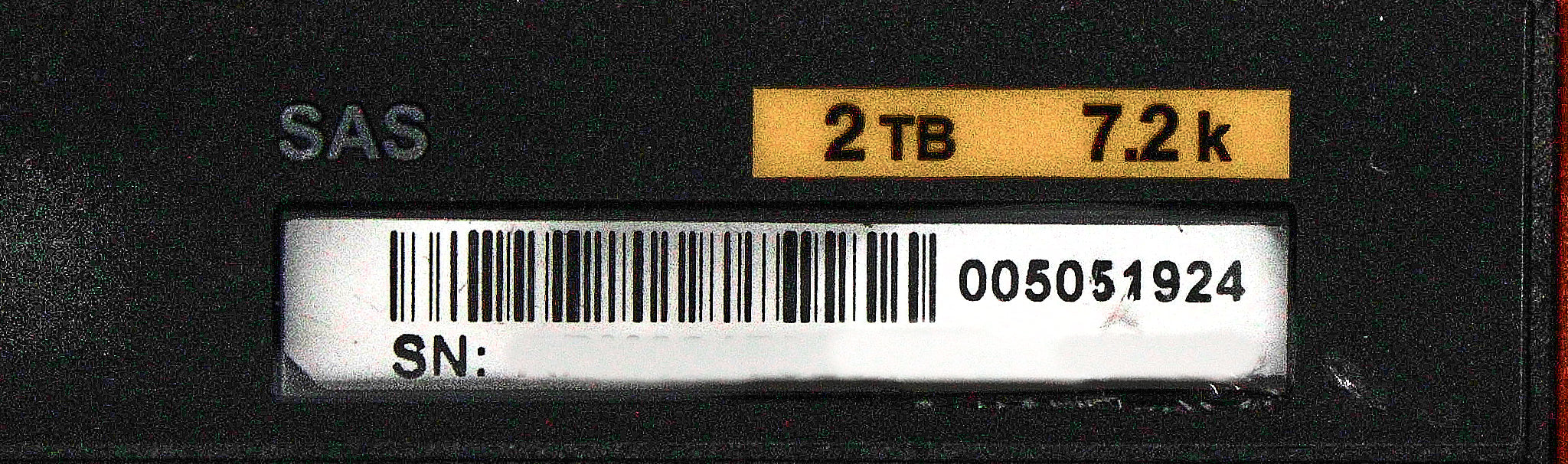 EMC 5051924 2TB 7.2K SAS 3.5 6G Data Domain