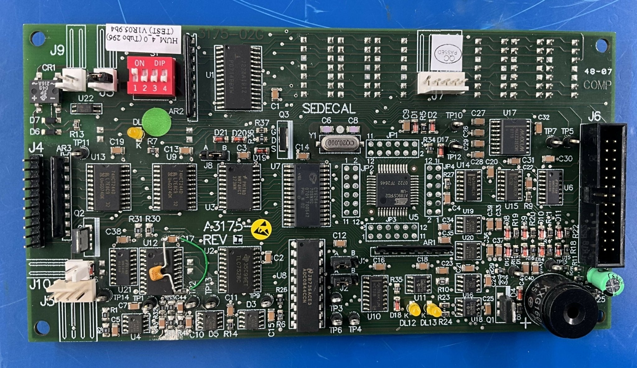EMI FILTER BOARD (2406586/A3175-01) SEDECAL /GE