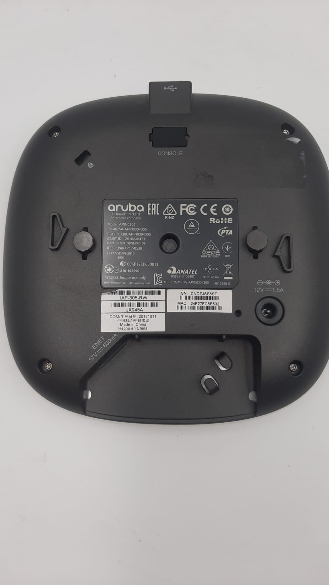 Aruba JX945A AP-304 Wireless Access Point - Side View | Alo Tech Solutions