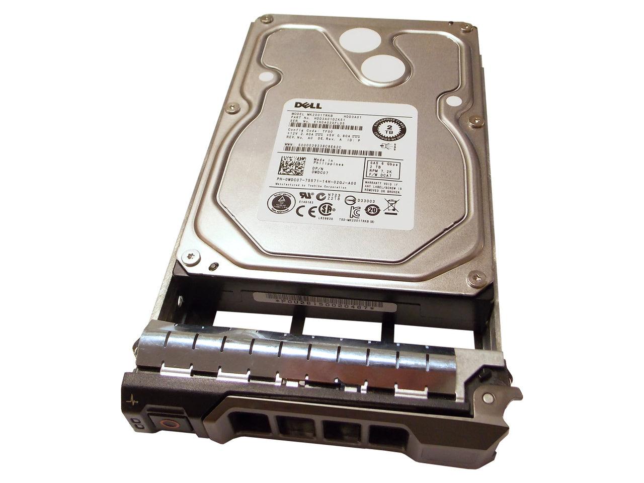 Dell FFN1M 2TB 7.2k 3.5in SATA 6G Hard Drive