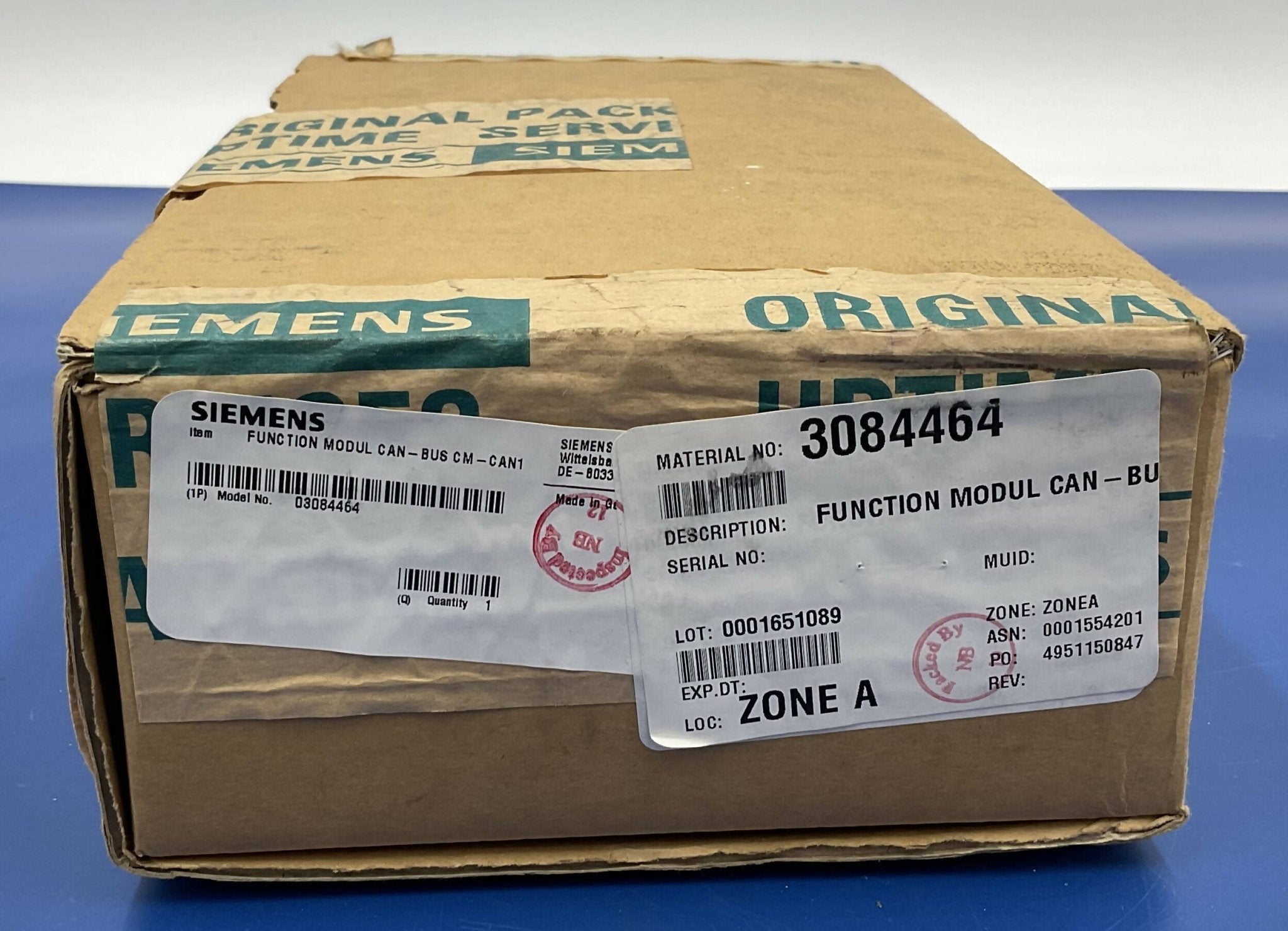 Siemens 3084464 - CAN-Bus CM-CAN1 Functional Module Front View | Alo Tech Solutions