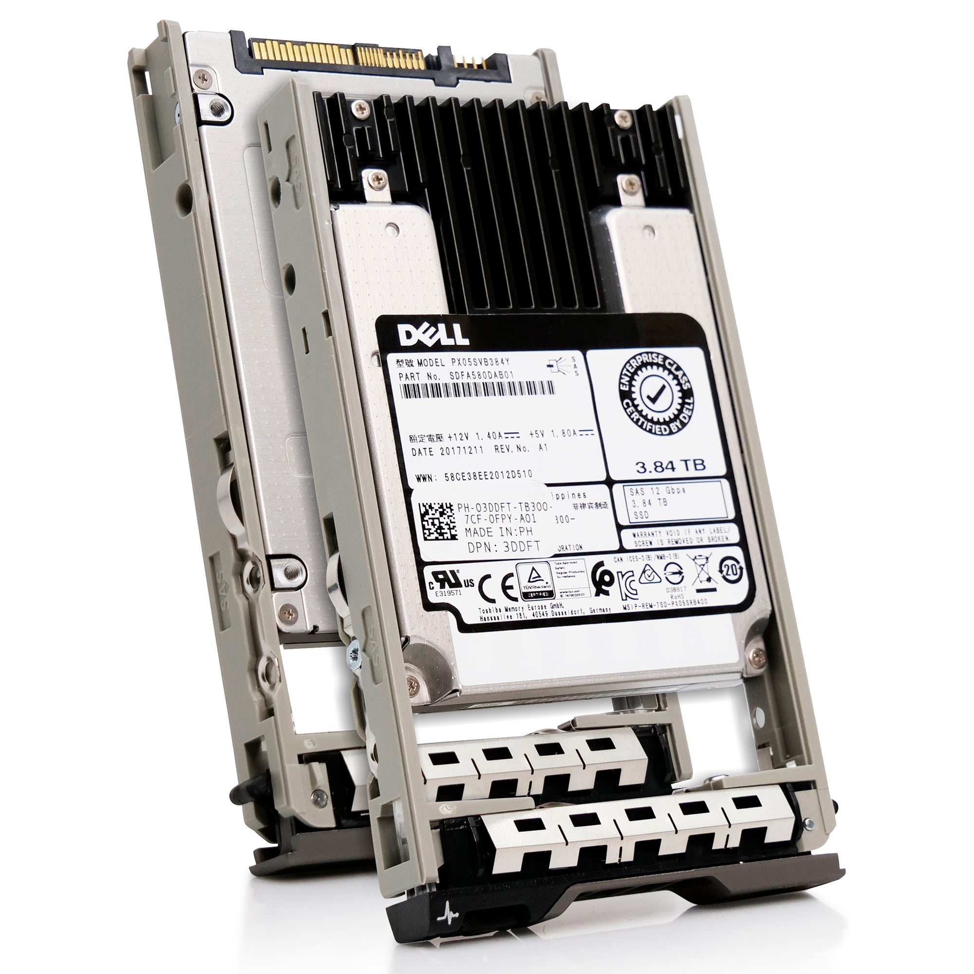 Dell G13 03DDFT 3.84TB 3 DWPD SAS-3 12Gb/s MLC 2.5in Refurbished SSD