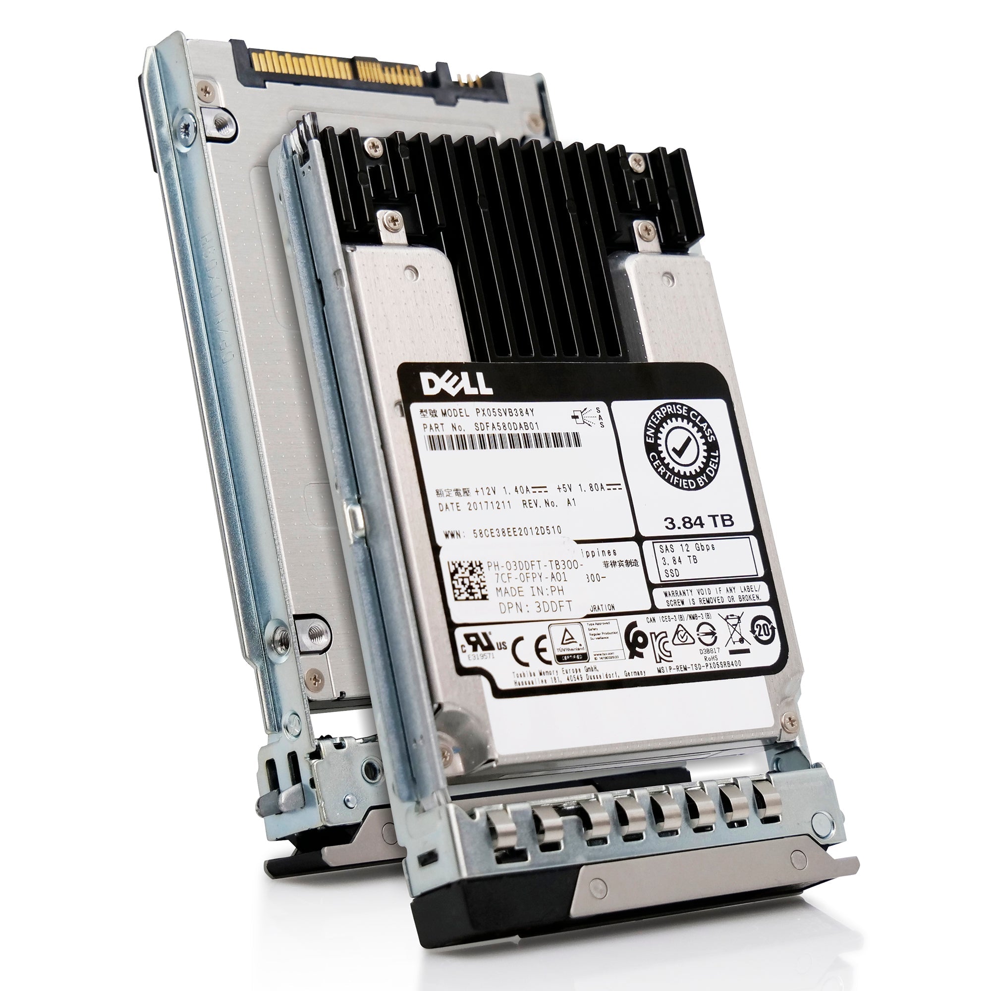 Dell G14 03DDFT 3.84TB 3 DWPD SAS-3 12Gb/s MLC 2.5in Refurbished SSD