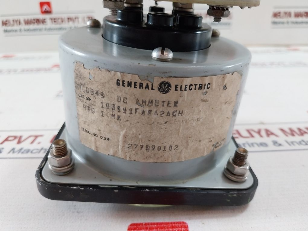 General Electric DB40 DC Ammeter: Accurate Industrial Current Measurement Device