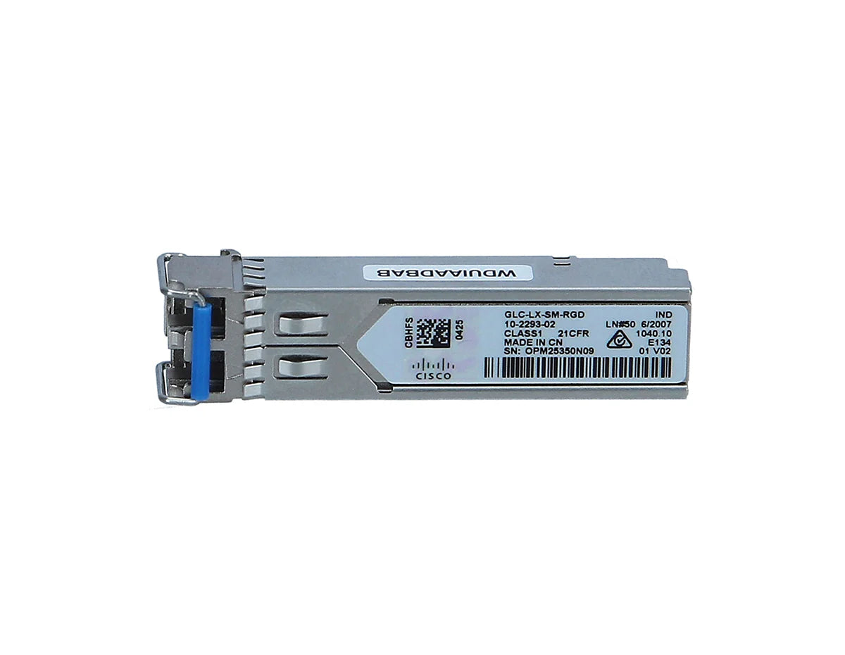 Cisco GLC-LX-SM-RGD 1000BASE-LX/LH Rugged SFP Transceiver – 10km, DOM
