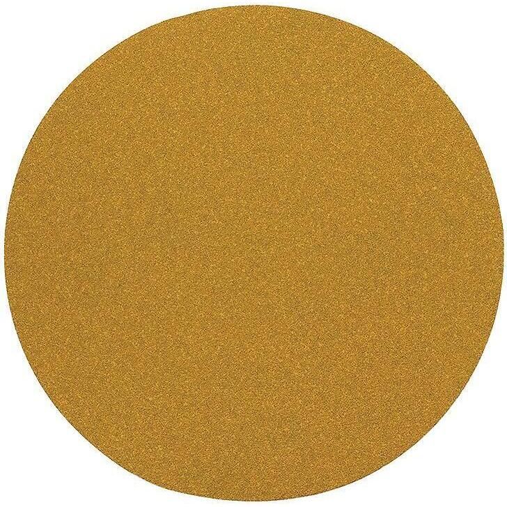 Seachoice 91965 Gold Aluminum Oxide Hook & Loop Disc, Grade: P120B