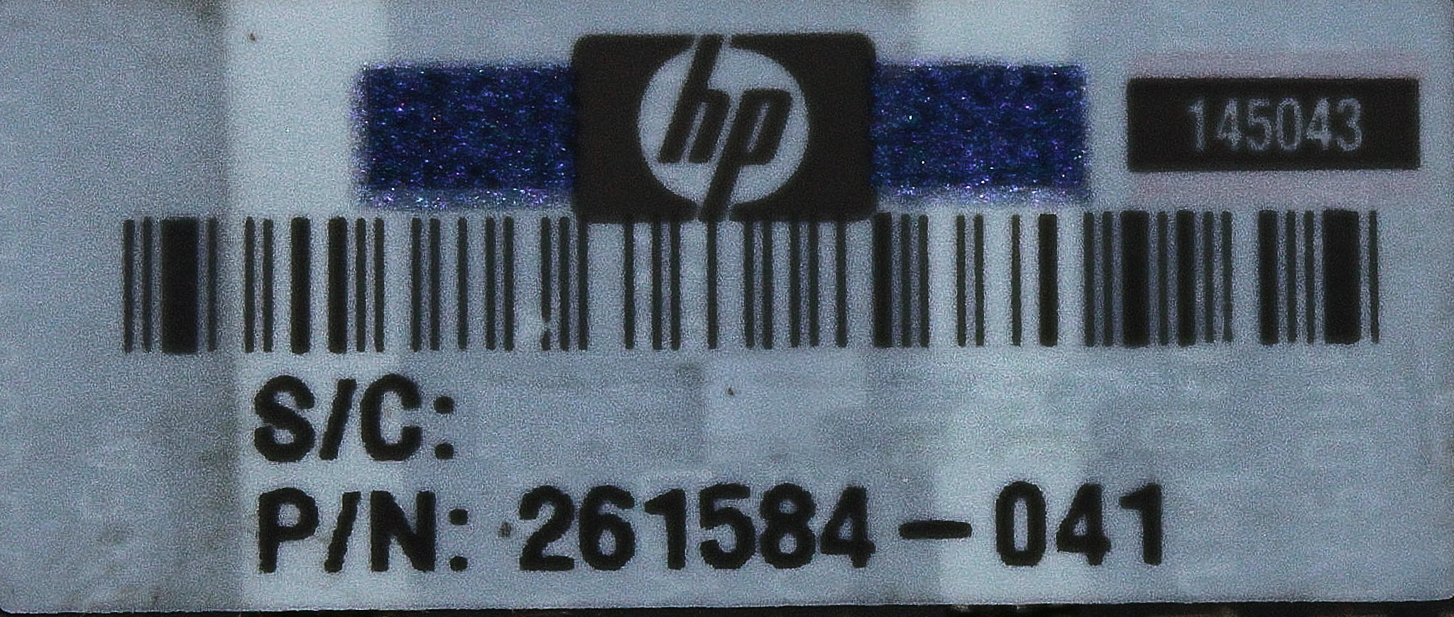 HP 261584-041 512MB (1X512MB) PC2100 ECC MEMORY