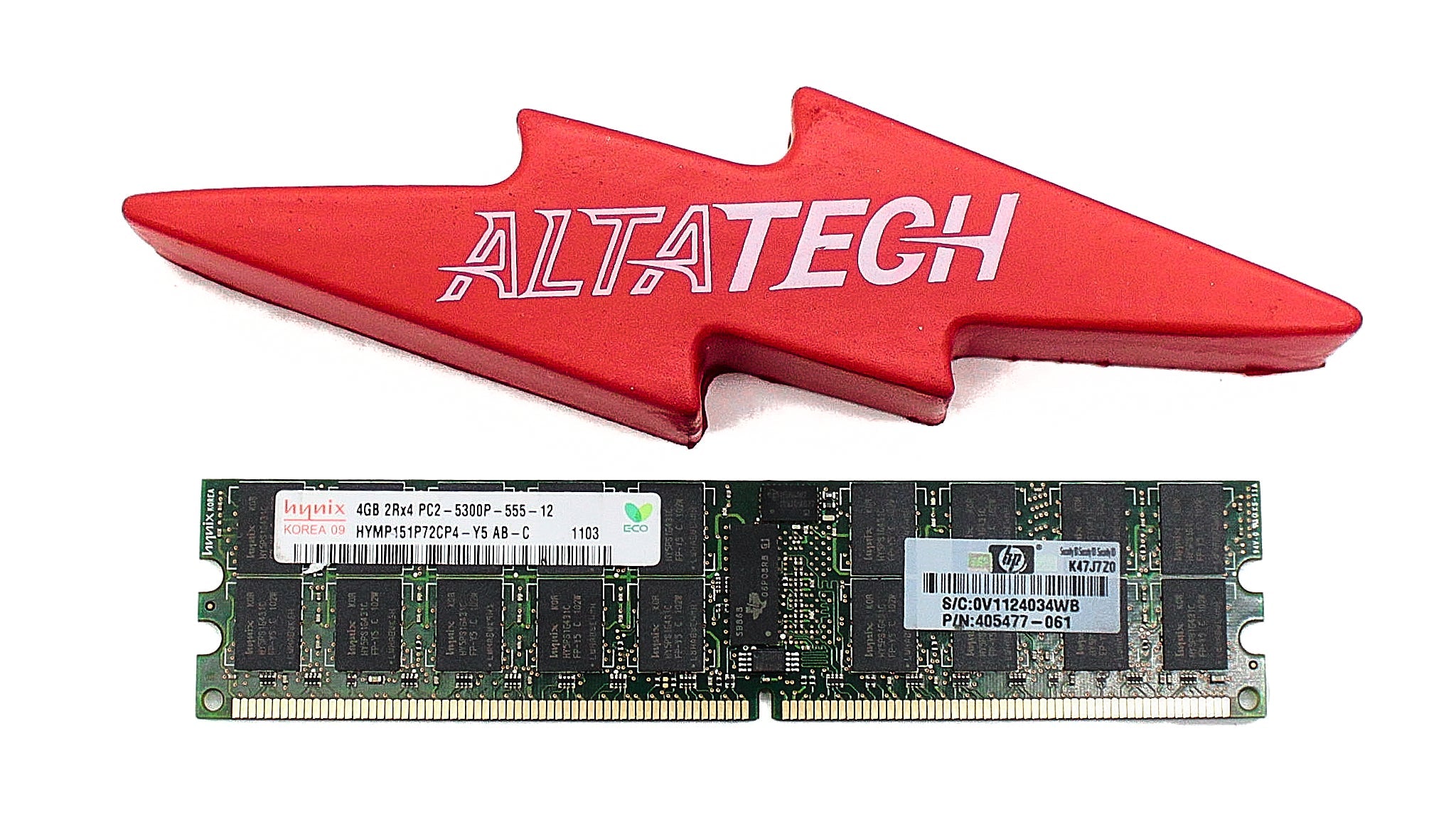 HP 405477-061 4GB PC2-5300P DDR2-667 2RX4 ECC