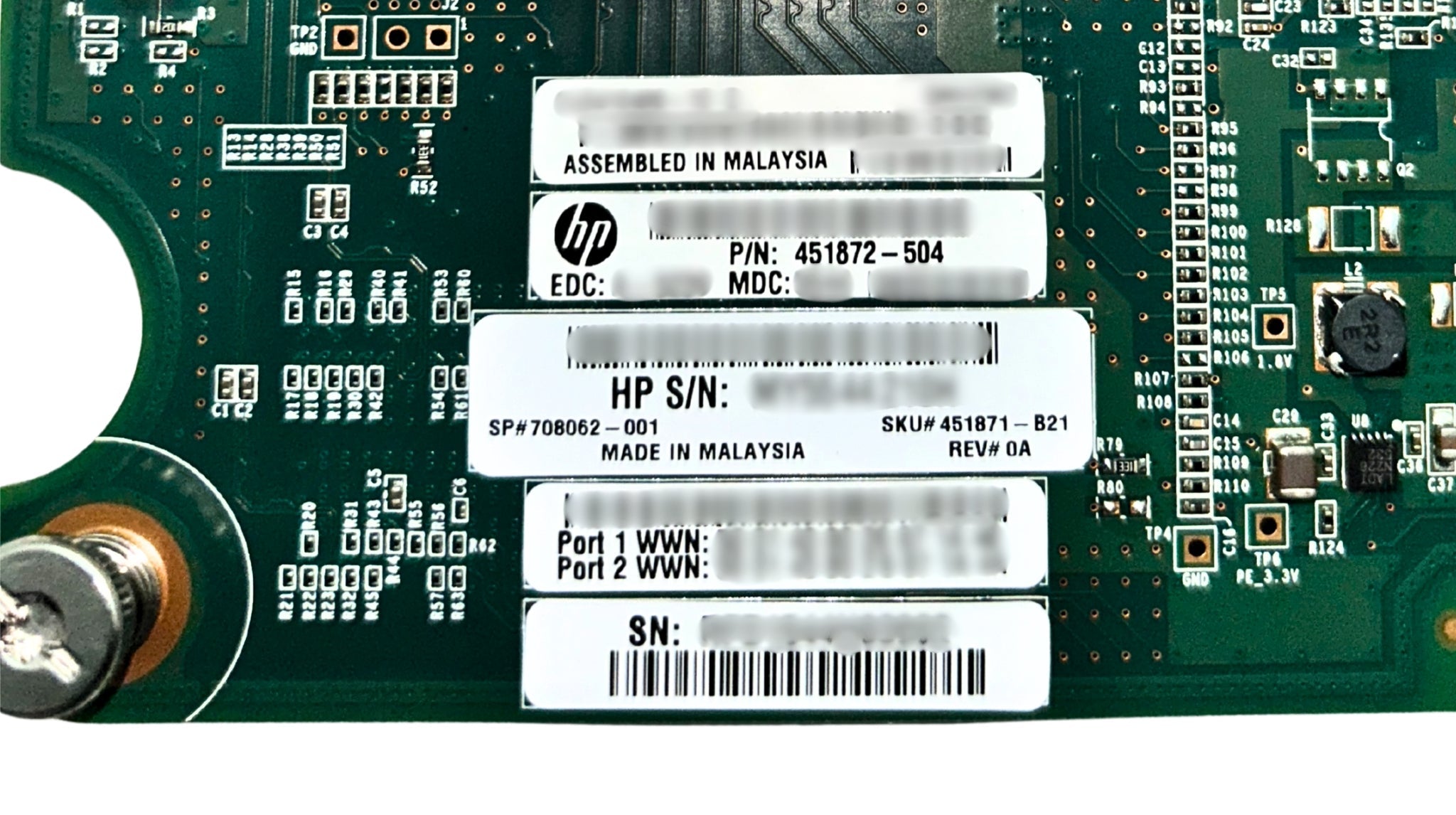 HP 451871-B21 QMH2562 8GB FC HBA Mezzanine