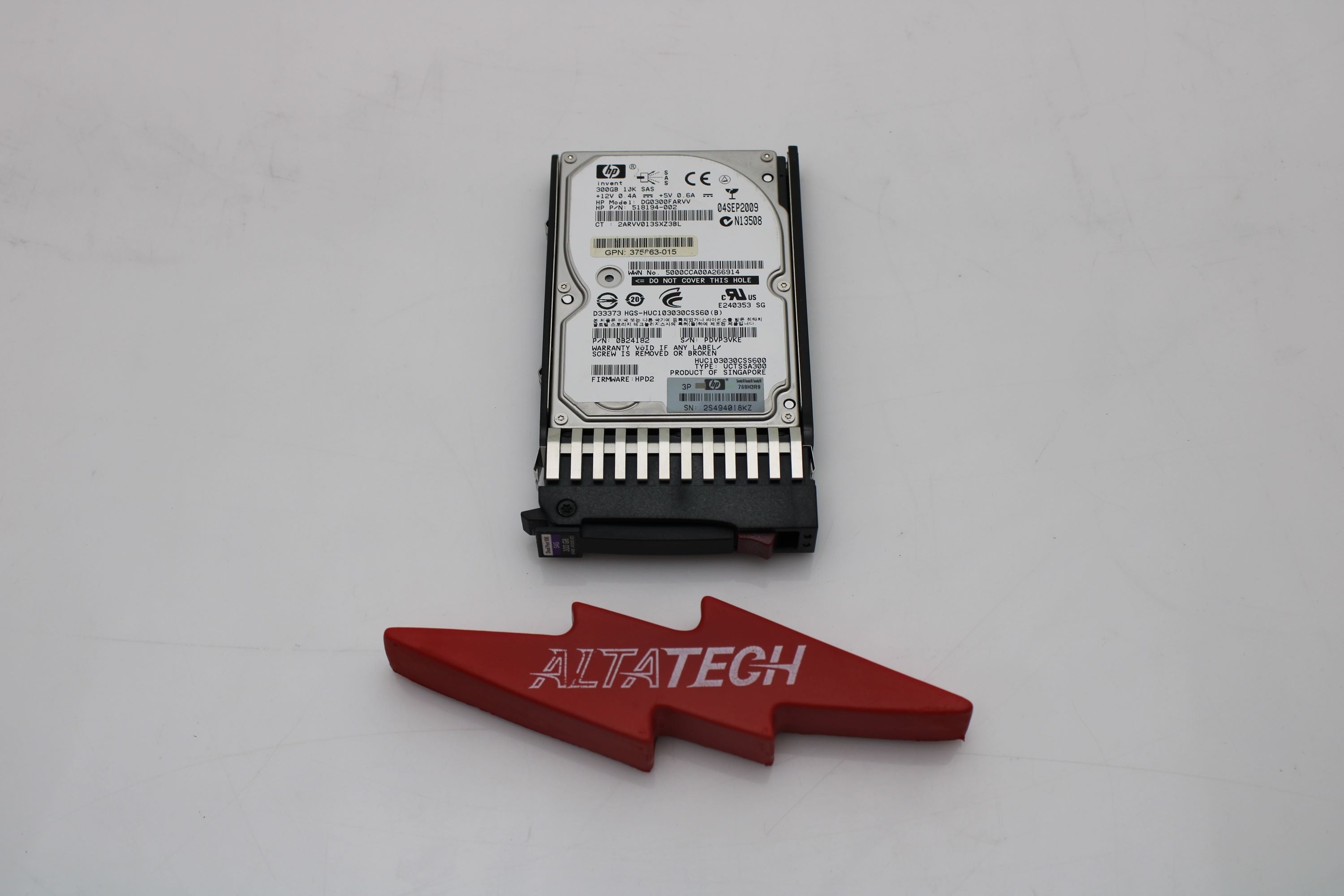 HP 492620-B21 300GB 10K SAS 2.5 3G SFF