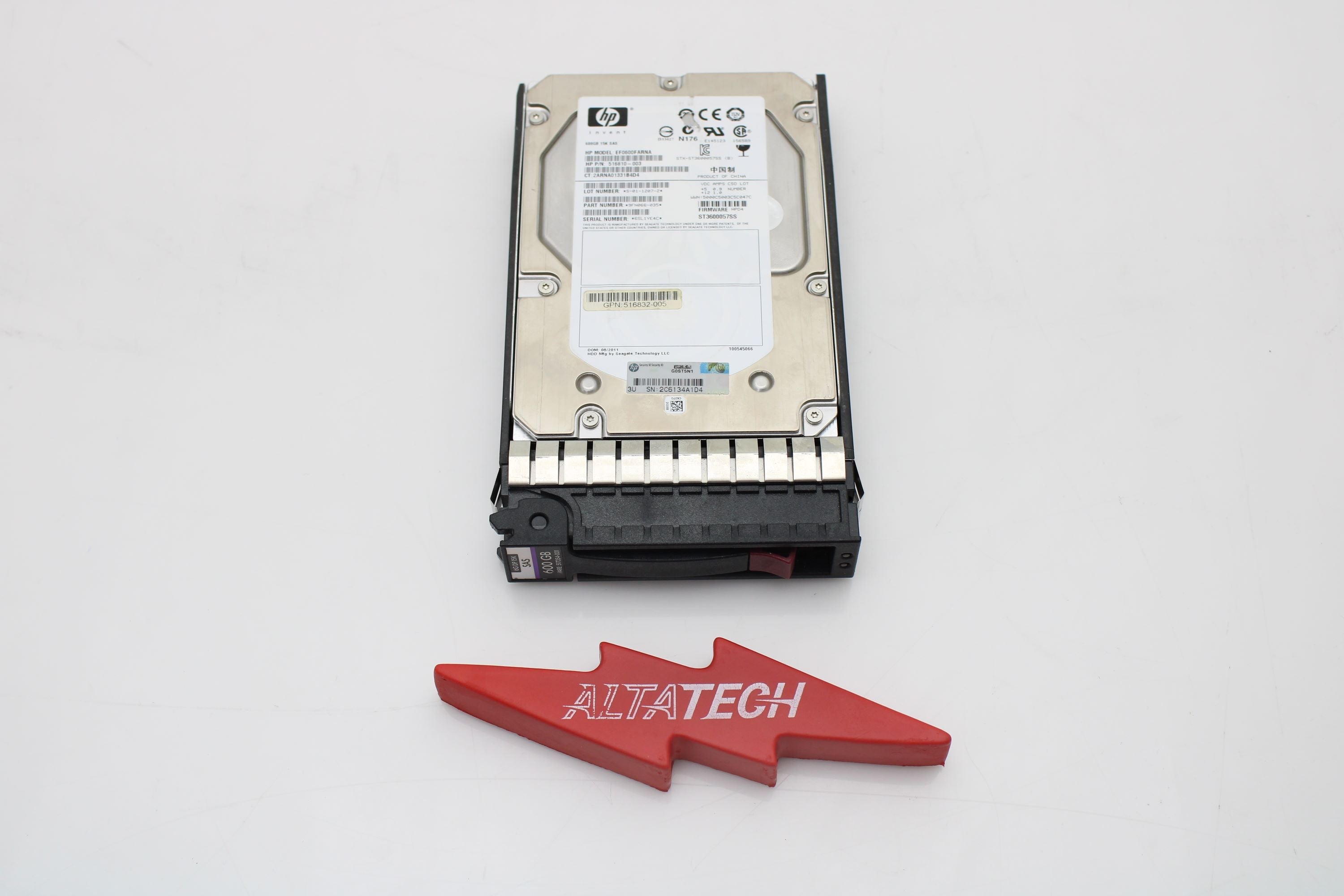 HP 516828-B21 600GB 15k 6G DP SAS 3.5" Hot-Plug Hard Drive