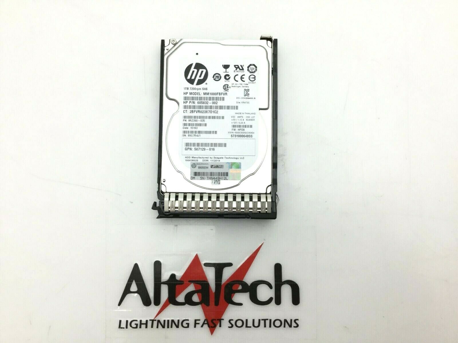 HP 652749-B21 1TB 7.2K SAS 2.5" 6G SFF MDL