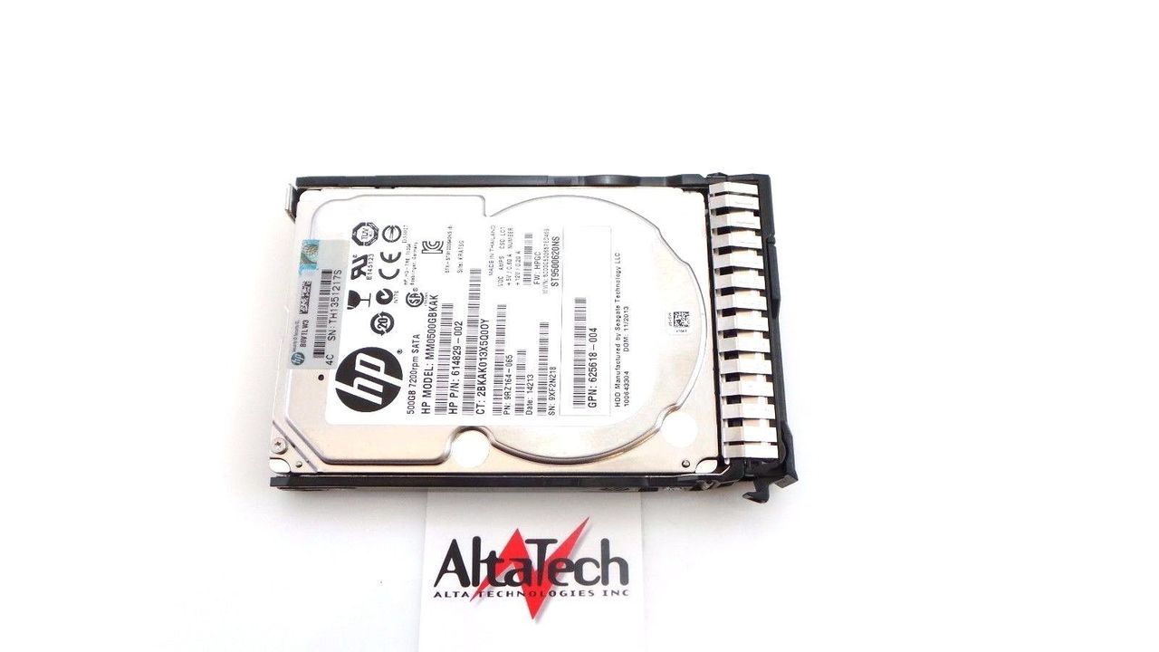 HP 655708-B21 500GB 7.2K SATA 2.5" SFF Hard Drive