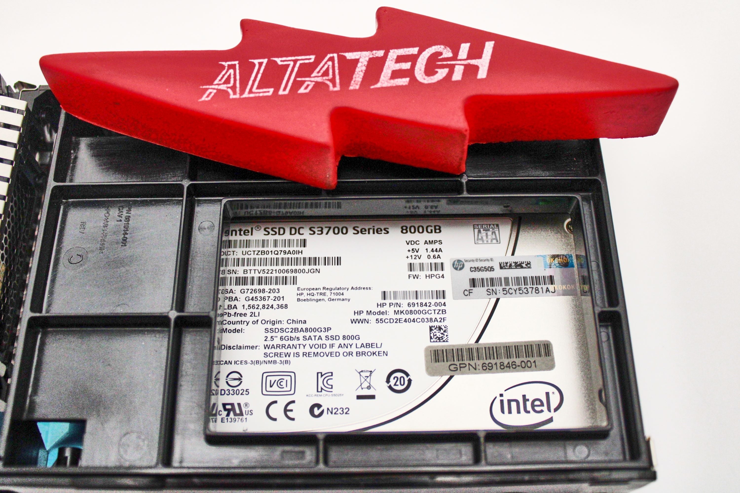 HP 691860-B21 800GB 6G ME LFF SATA SSD HDD 692163-001
