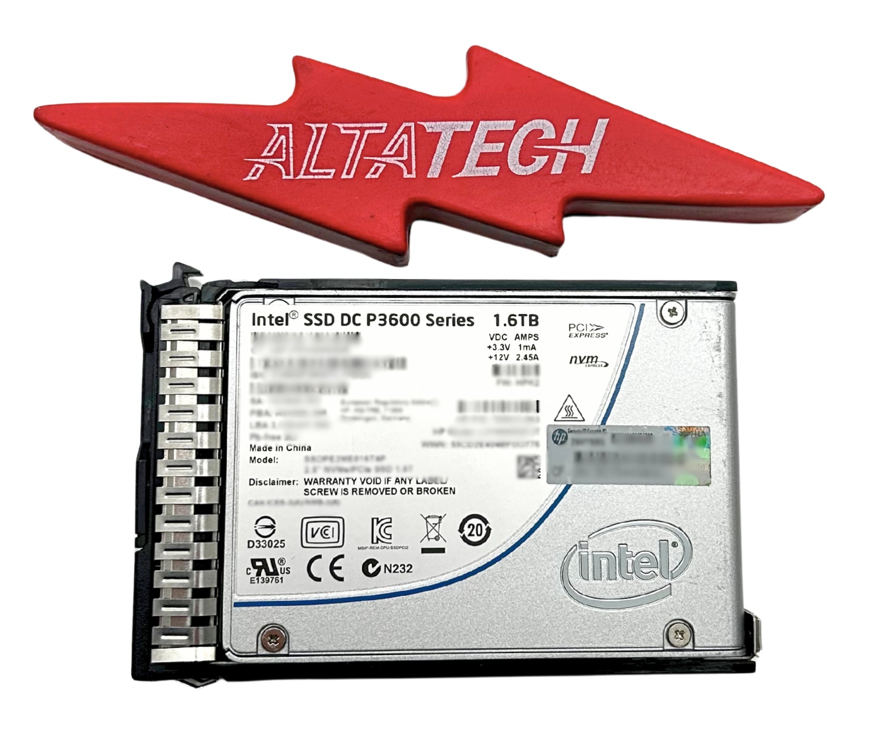 HP 765065-001 1.6TB NVMe x4 lanes MU SFF (2.5 in) SCN SSD
