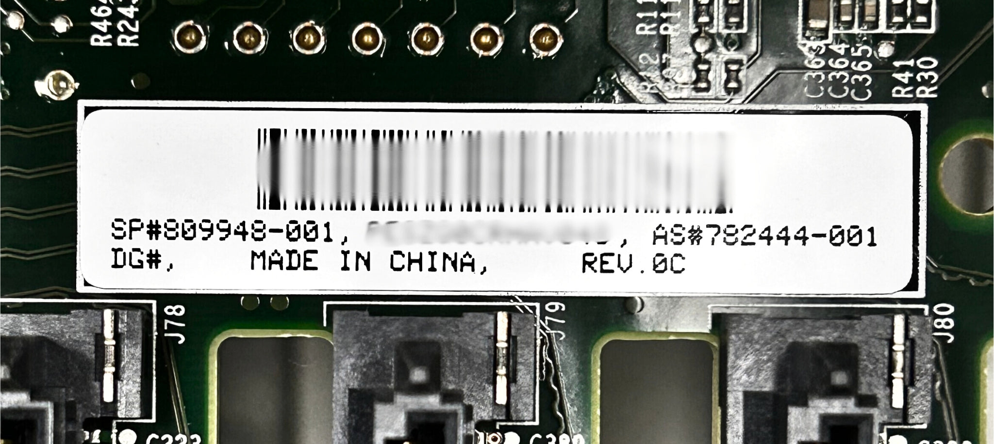 HP 809948-001 24-Slot SFF Backplane Board Assembly