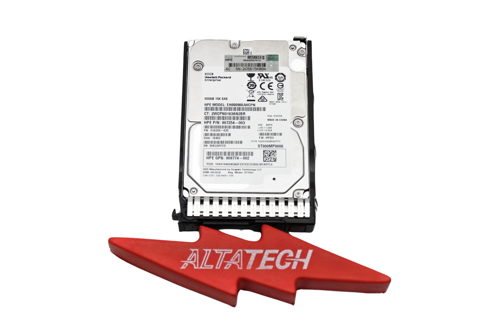HP 870759-B21 900GB 12G 15K SFF SAS SC DS HDD