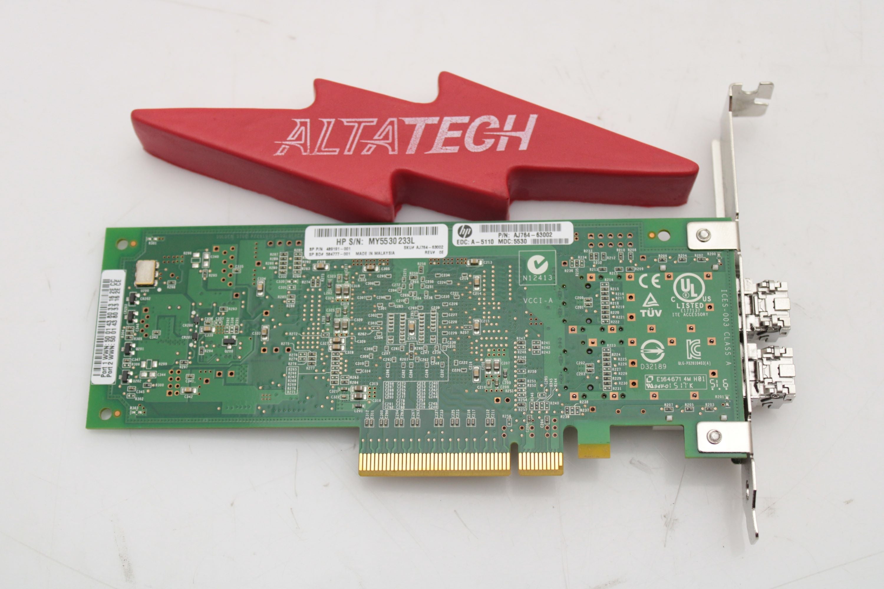 HP AH401A 82Q Dual Port 8G FC HBA