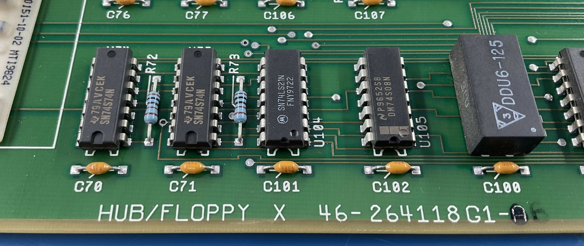 Hub/Floppy Board (46-264118 G1-B GE