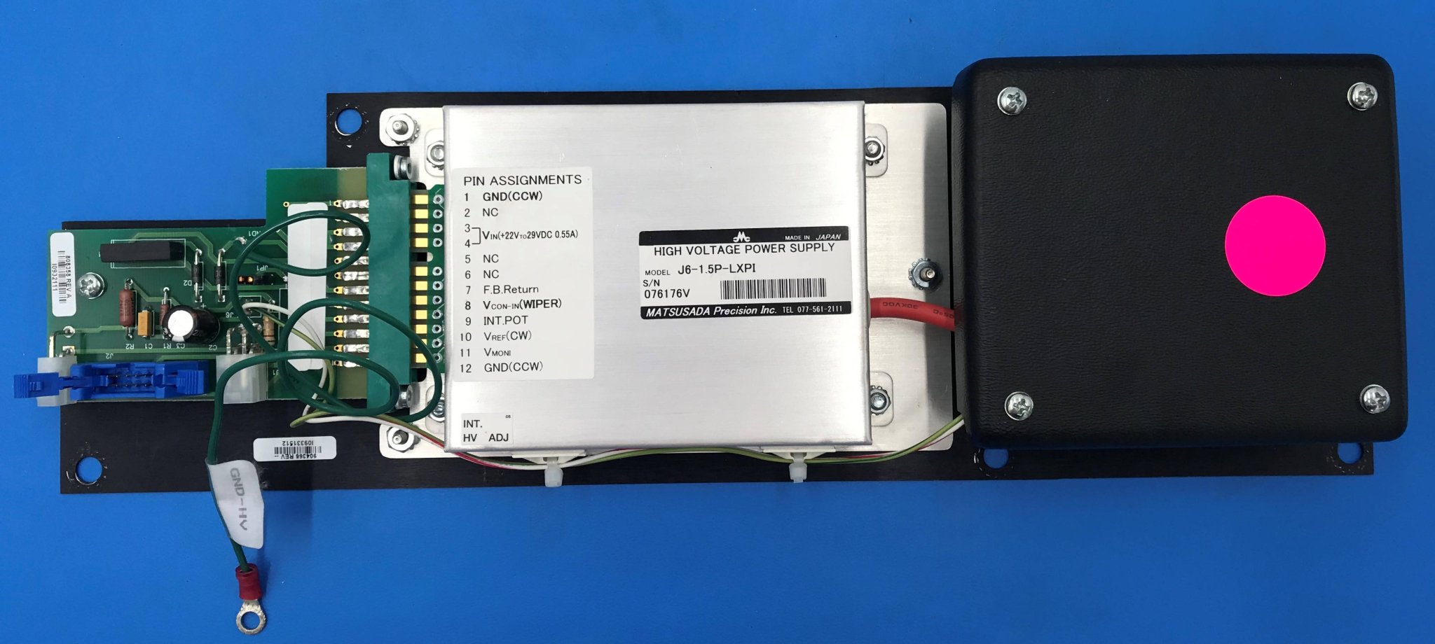 HV Power Supply ASM (904366 Rev A MATSUSADA