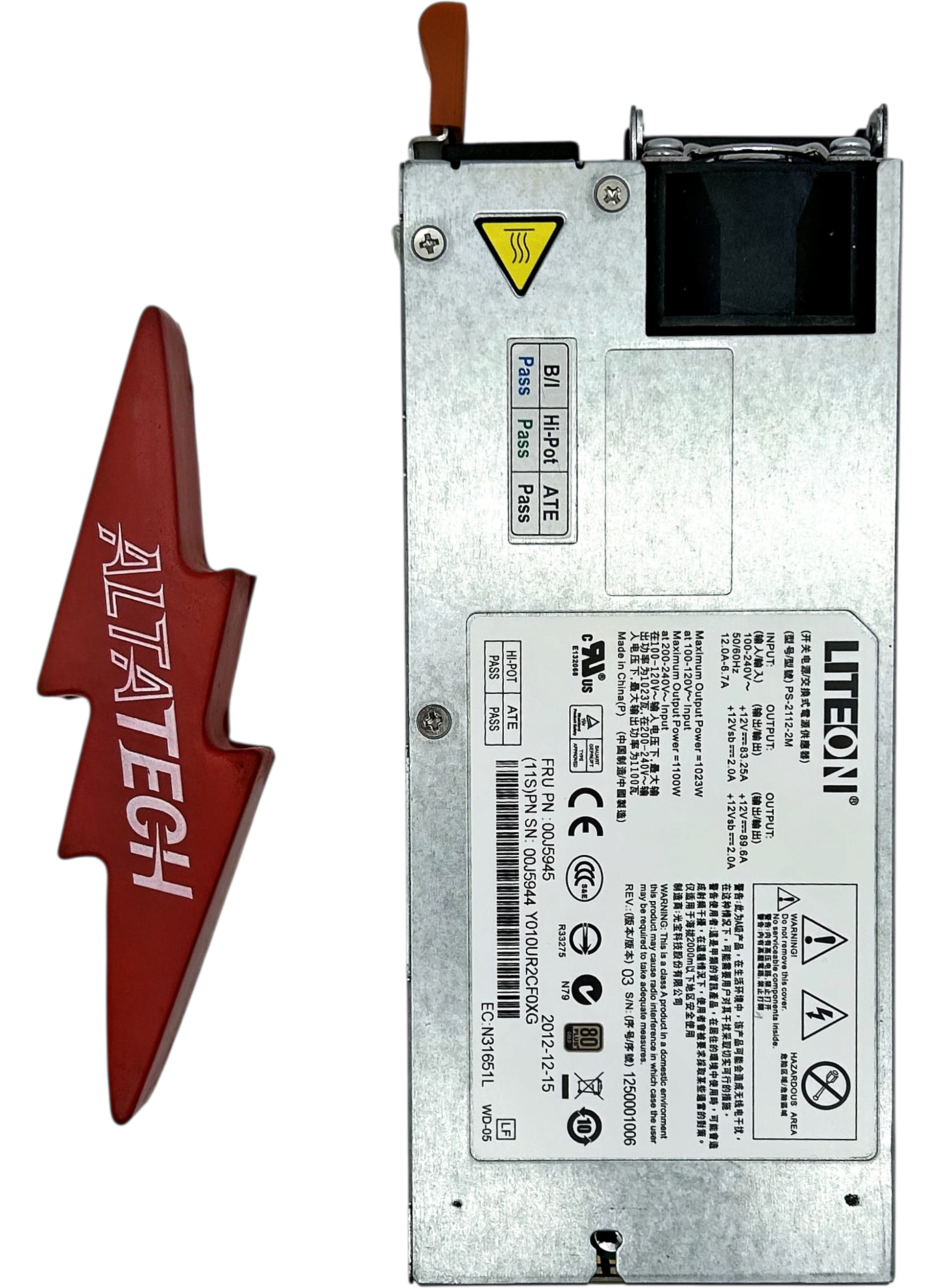 IBM 00J5945 1100W POWER SUPPLY FOR X3755 M3