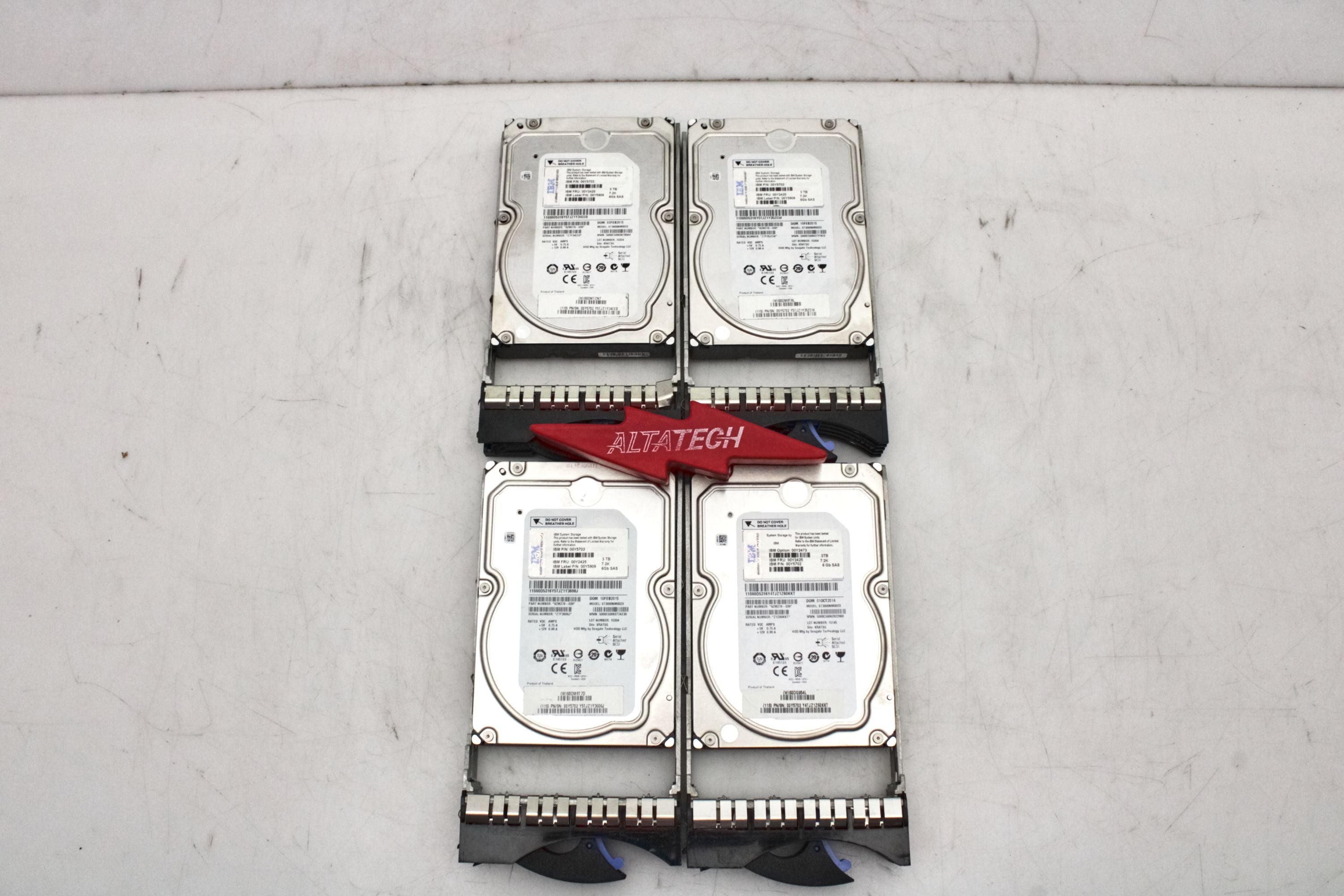 IBM 00Y2425_x4 3TB 7.2K SAS 3.5" Hard Drive