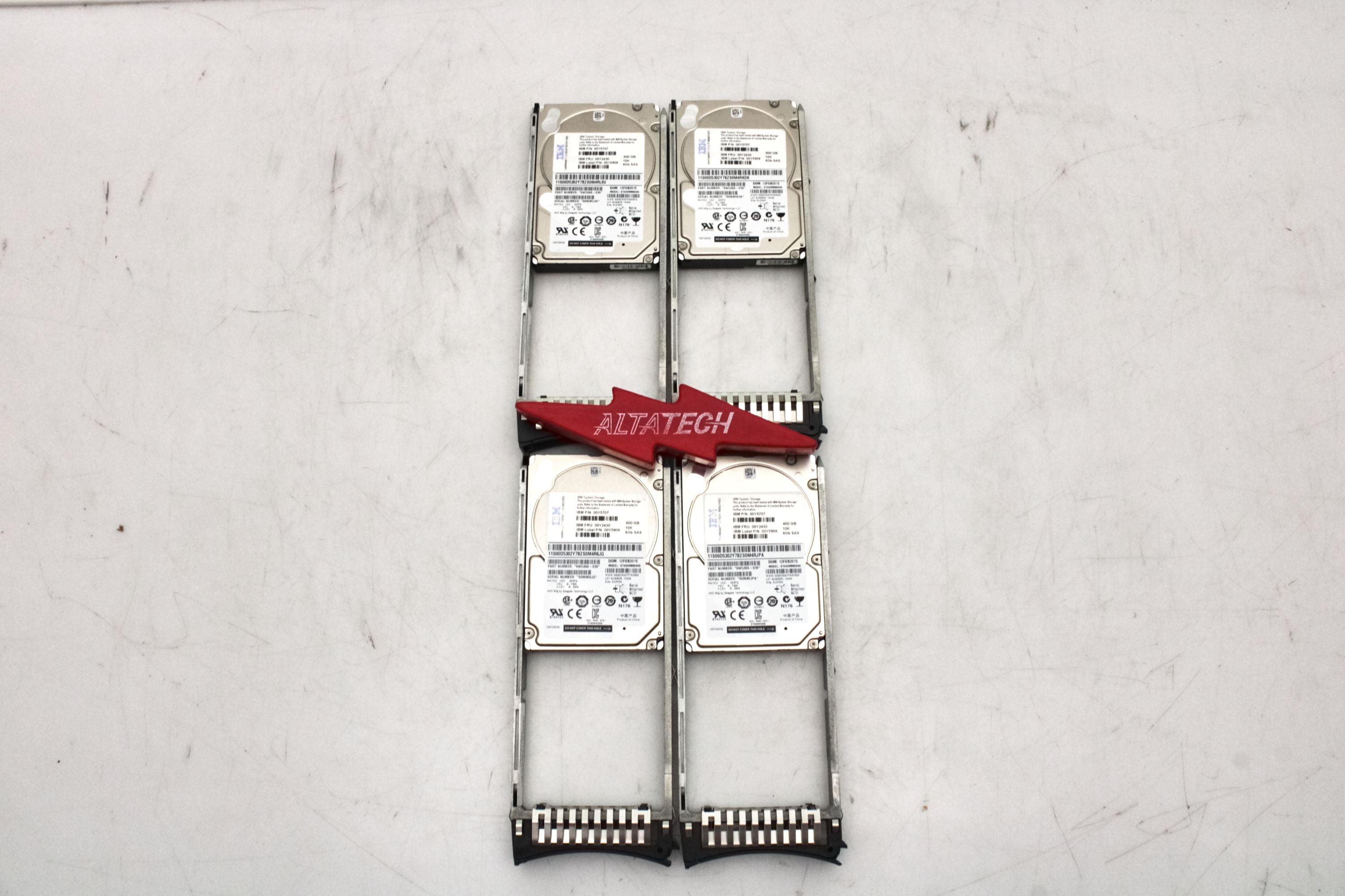 IBM 00Y2430_x4 600GB 10K SFF 6G SAS
