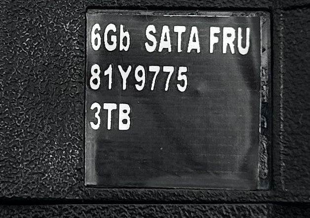IBM 81Y9775 3TB 7.2K SATA 3.5" HDD