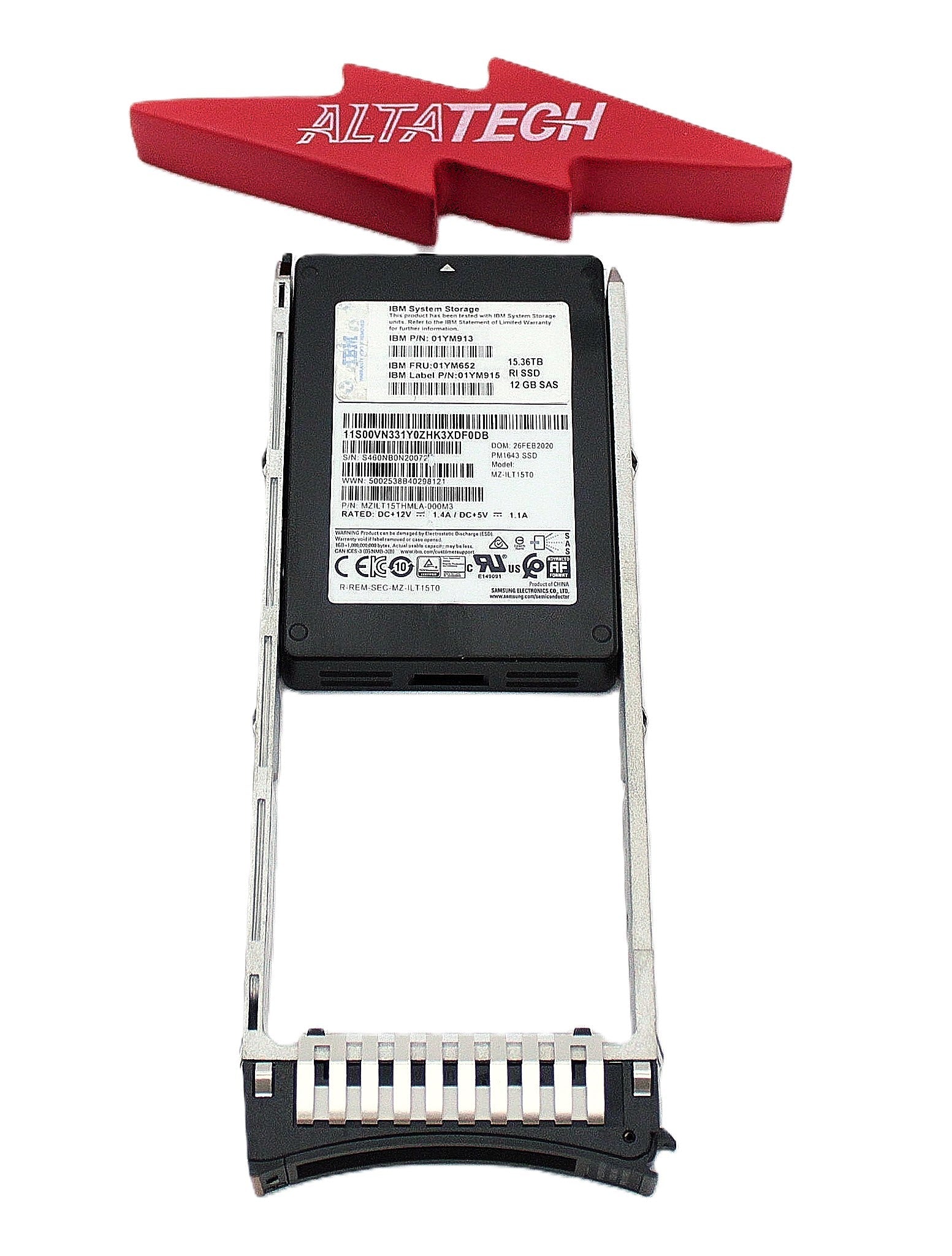 IBM AH2D 15.36 TB 2.5" RI Flash drive 9848-AFF