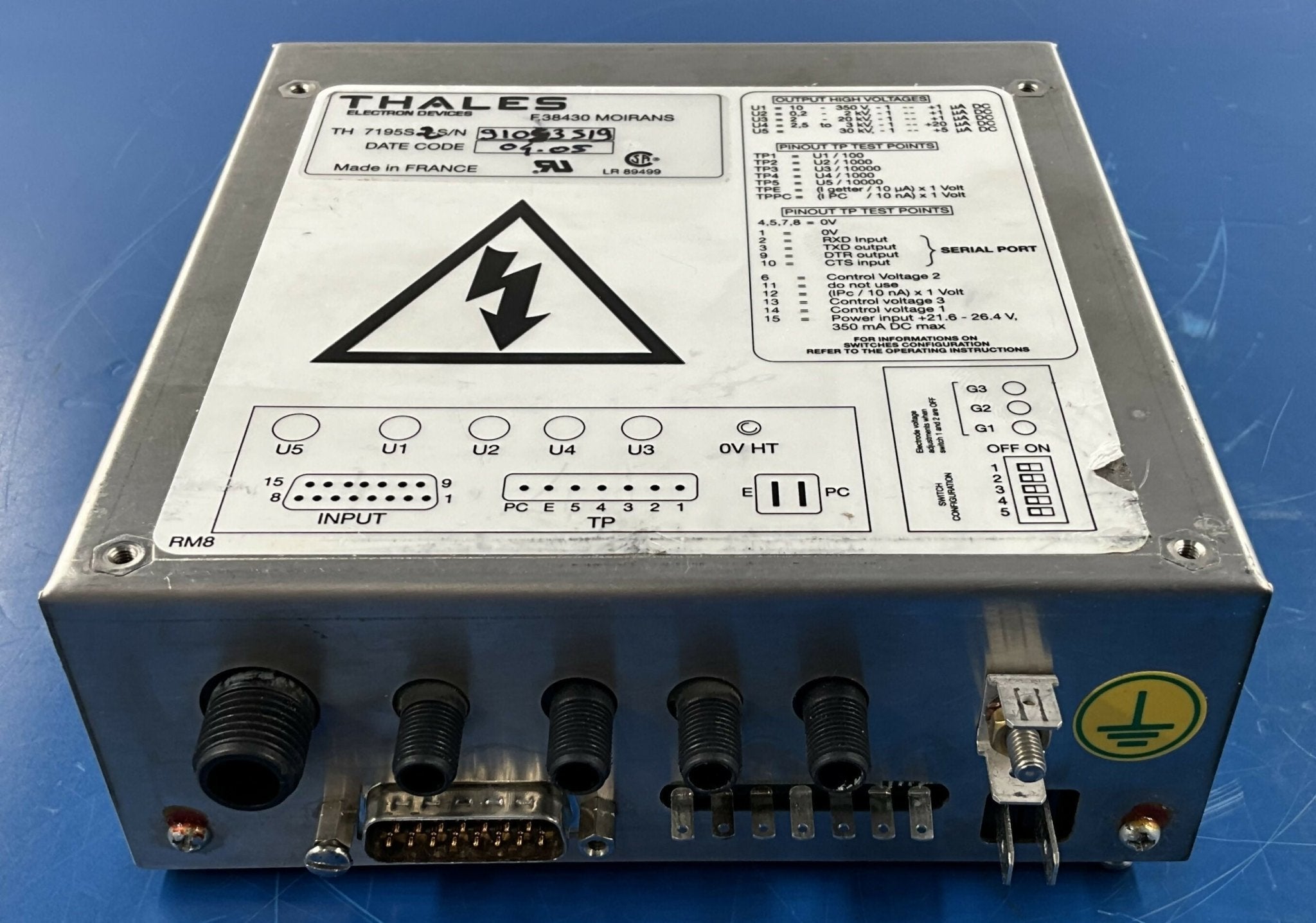 Image Intensifier HV Power Supply (TH-7195S-2 THALES