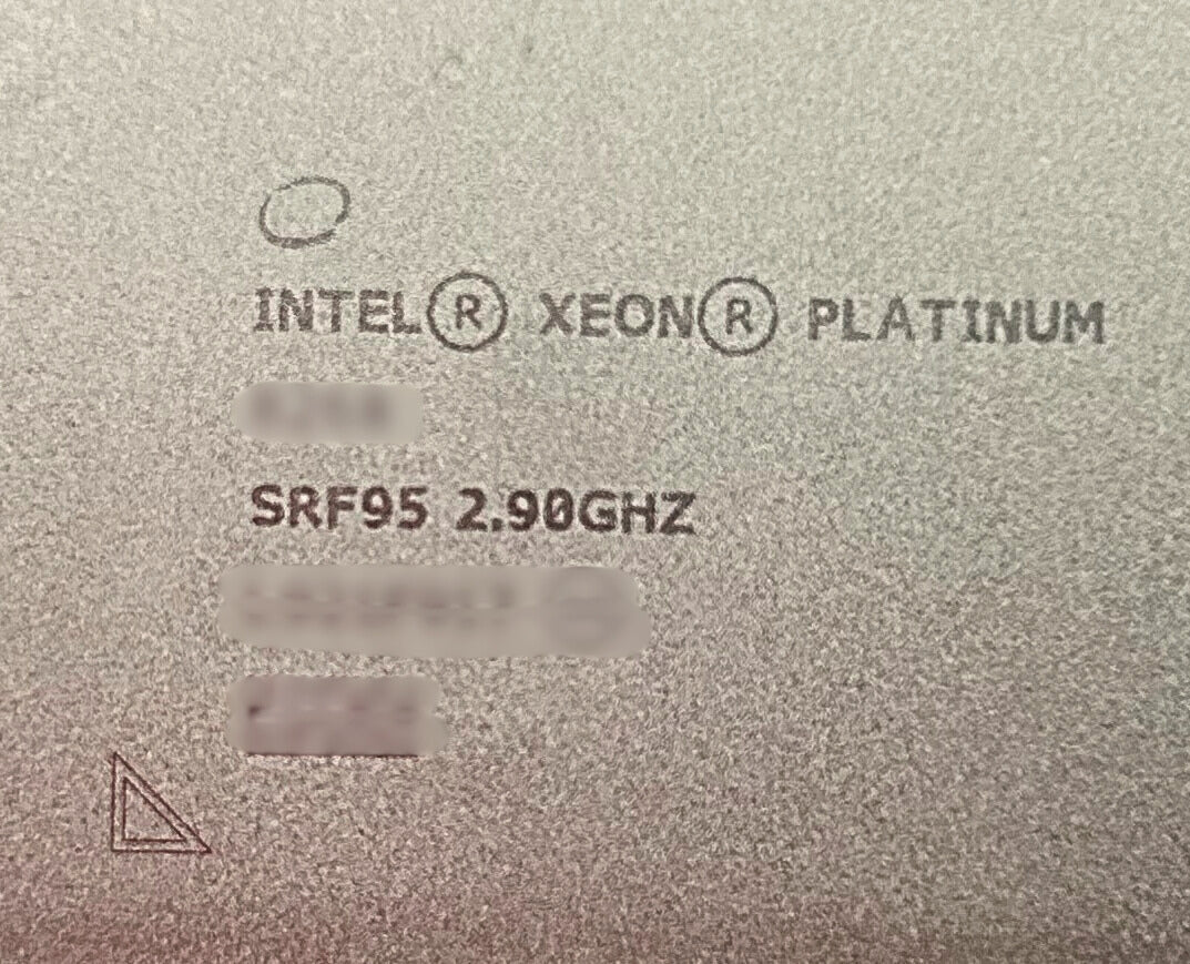 Intel SRF95 2.9GHZ/35.75MB/205W/24C, PT 8268