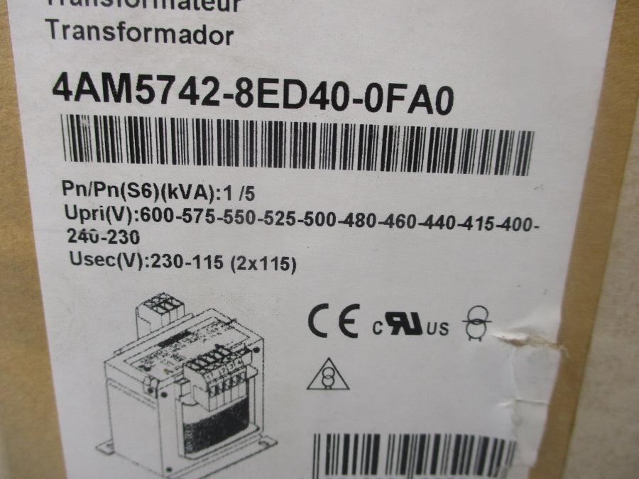 SIEMENS 4AM5742-8ED40-0FA0 600V NSMP