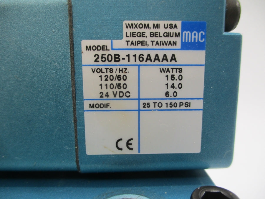 MAC 57D-42-116AA 110/120V 25-150PSI NSNP