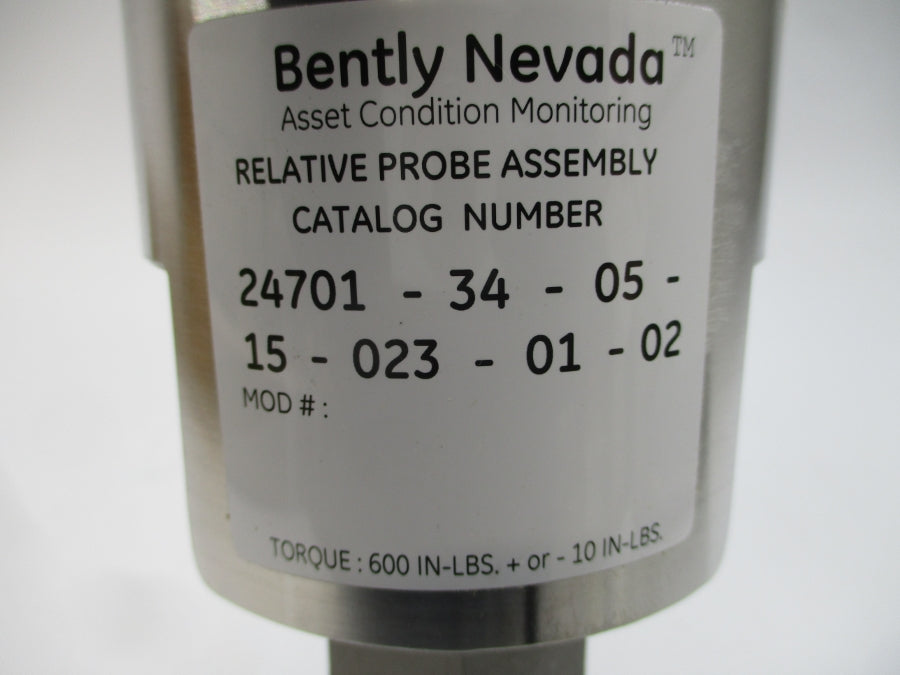BENTLY NEVADA 24701-34-05-15-023-01-02 3300XL8MM NSMP