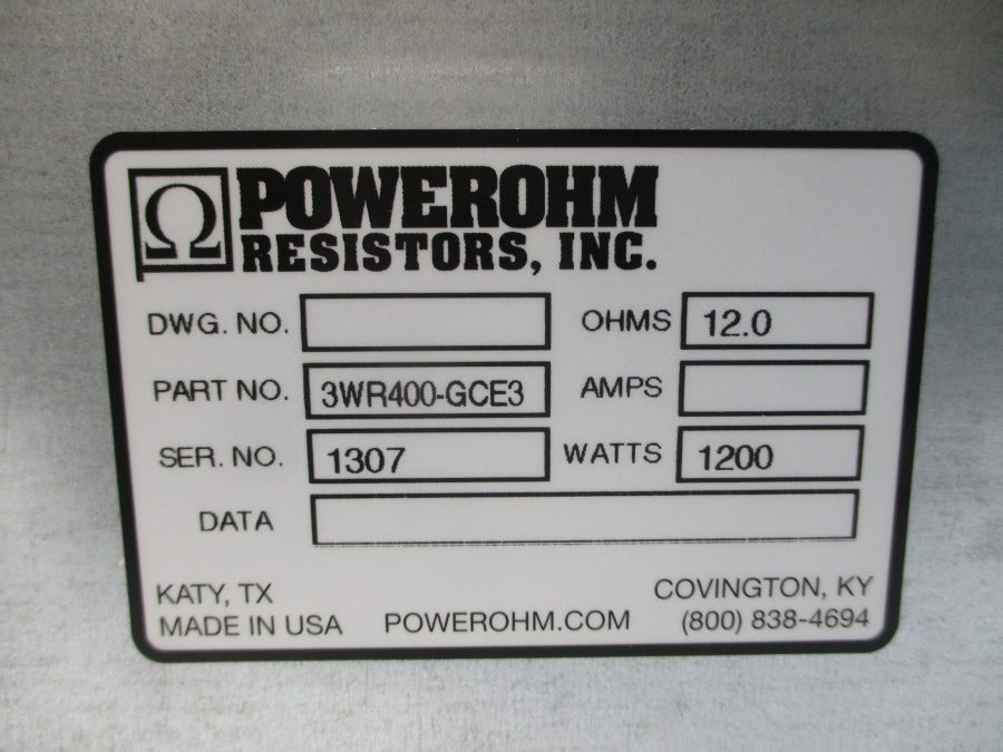 POWEROHM RESISTORS 3WR400-GCE3 NSNP