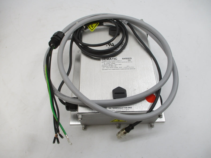 DEMATIC XAIS3570 F0038-00175 380-480VAC 3.65A REV. AC NSMP