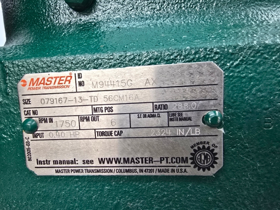 MASTER POWER TRANSMISSION M94415GAX 079167-13-TD56CM16A NSNP
